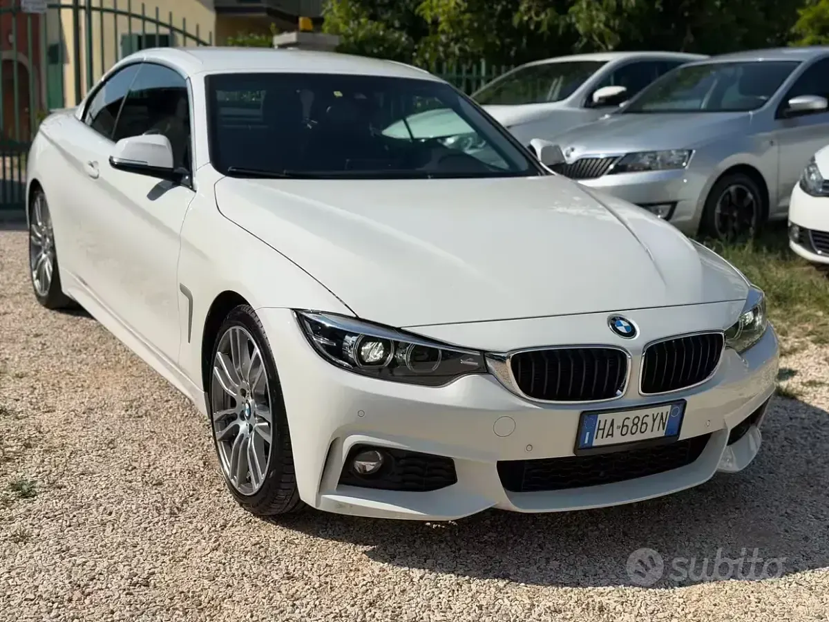Usata BMW 420 M Sport 190 CV (139 kW) 2018 Bianco Cabrio