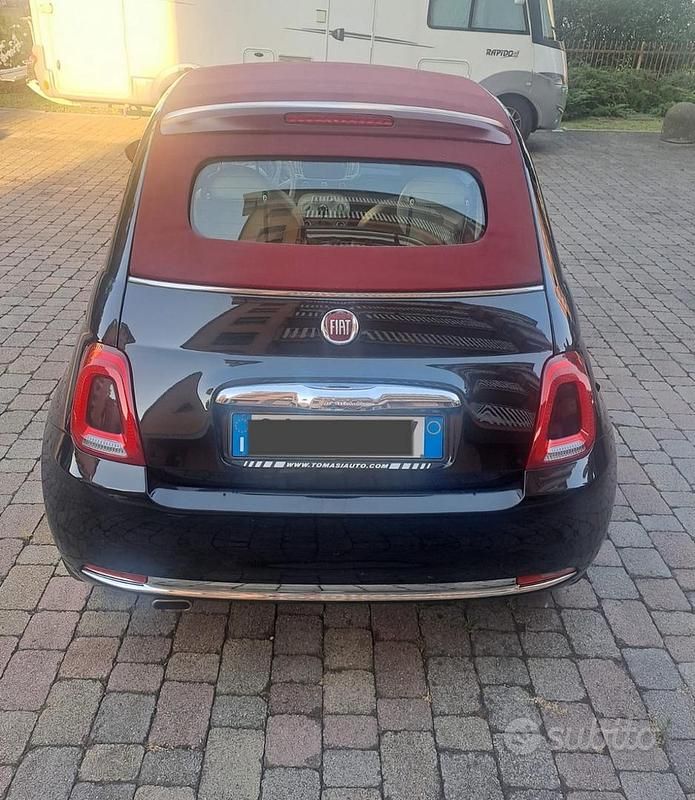 Usata Fiat 500 69 CV (50 kW) 2020 Nero Cabrio