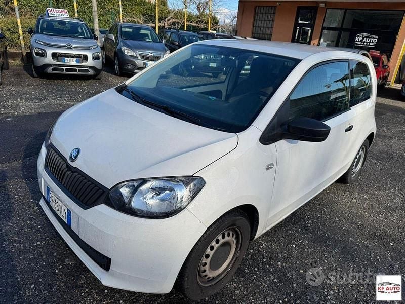Usata Skoda Citigo Active 59 CV (43 kW) 2013 Bianco Utilitaria