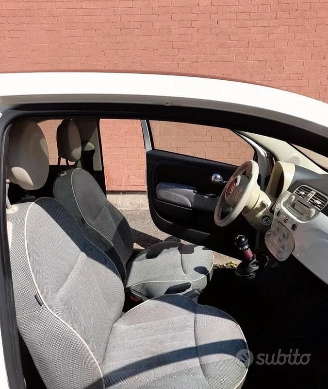 Usata Fiat 500 69 CV (50 kW) 2009 Bianco Utilitaria