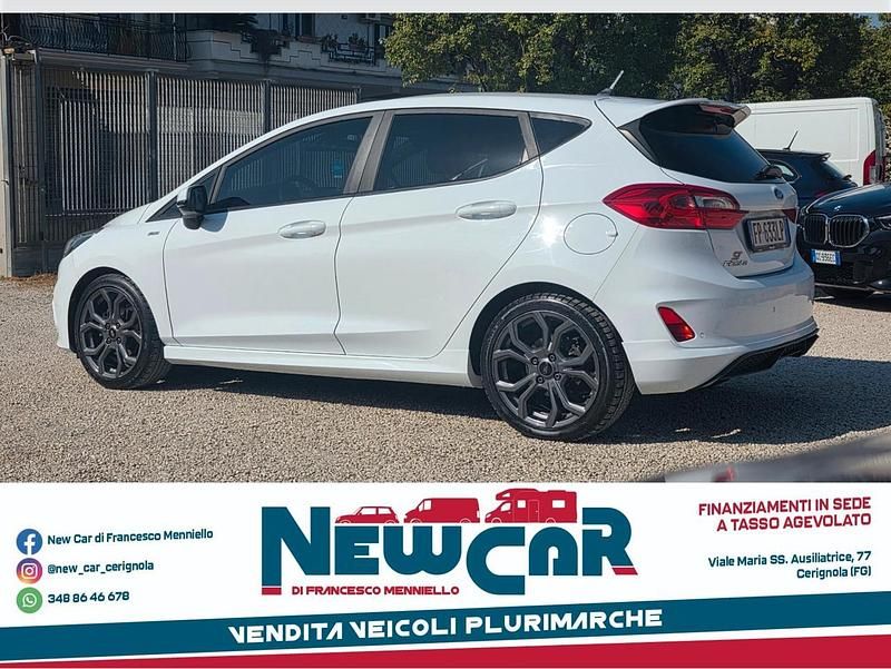 Usata Ford Fiesta ST-Line 85 CV (62 kW) 2019 Bianco Utilitaria
