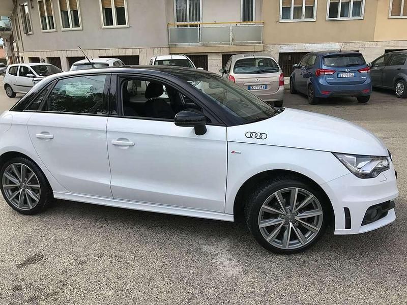 Usata Audi A1 Sportback S-Line 90 CV (66 kW) 2014 Bianco Utilitaria