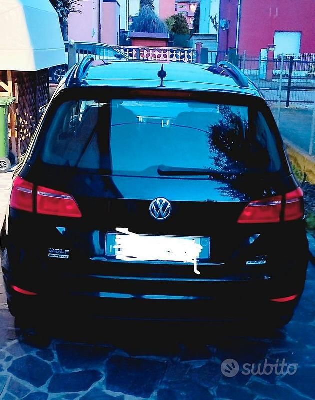 Usata VW Golf VII 116 CV (85 kW) 2016 Nero Berlina