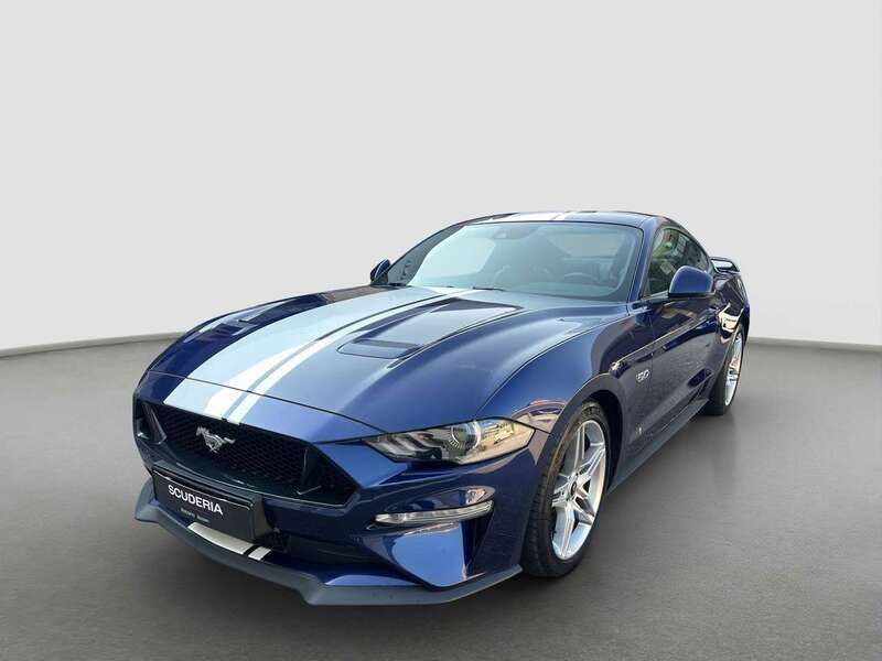 Blau metallic Usata 2021 Ford Mustang GT Fastback Coupé | 47.400 € (Cara) - Immagine 1/4