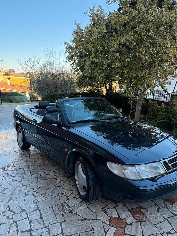 Usata Saab 900 Cabriolet 1998 Blu Cabrio