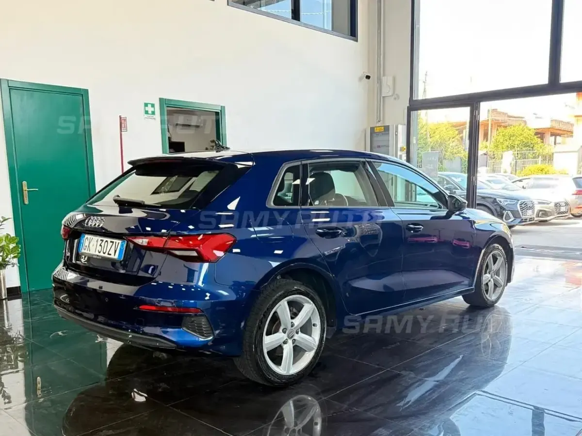 Usata Audi A3 Advanced 116 CV (85 kW) 2022 Blu Berlina