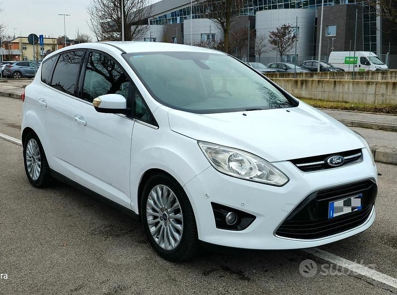 Usata Ford C-MAX Titanium 116 CV (85 kW) 2012 Bianco Monovolume