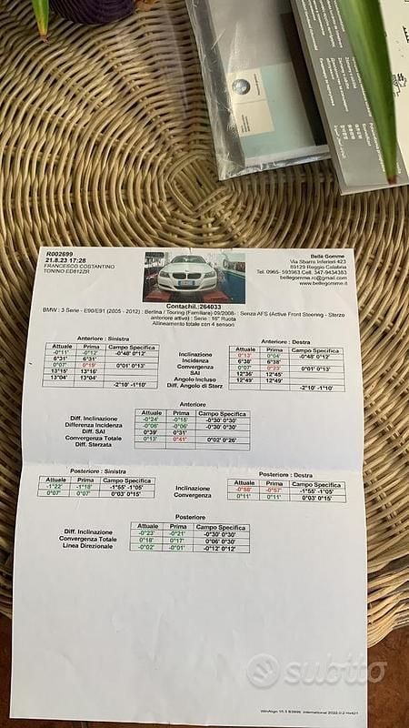 Bianco Usata 2011 BMW 316 Tre volumi | 4999 € (Buon prezzo) - Immagine 1/4