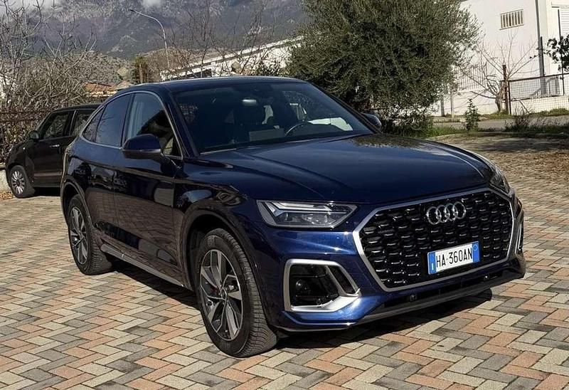 Usata Audi Q5 Advanced 204 CV (150 kW) 2021 Blu/azzurro SUV