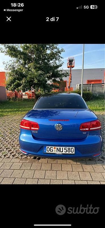 Usata VW Eos 2011 Blu Cabrio