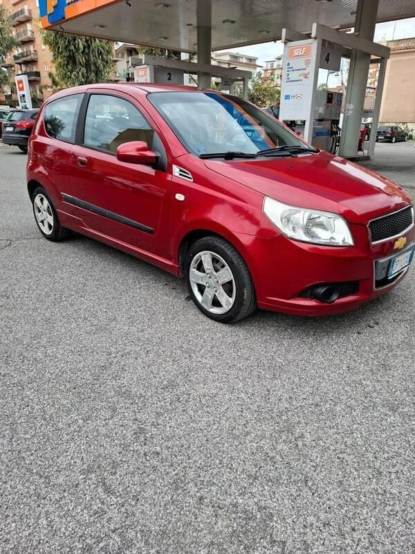 Usata Chevrolet Aveo LT 81 CV (59 kW) 2008 Rosso Berlina