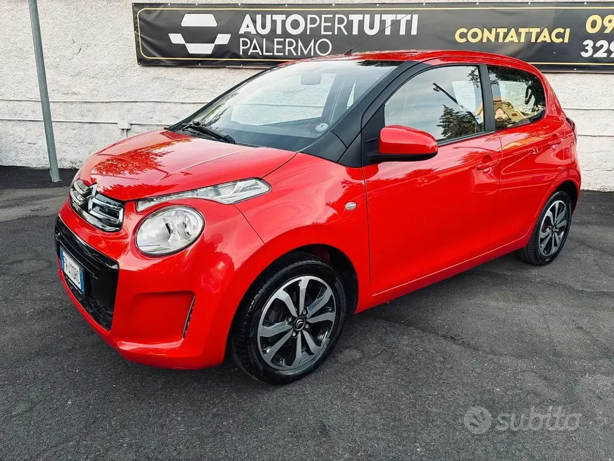Usata Citroën C1 72 CV (52 kW) 2019 Rosso Utilitaria