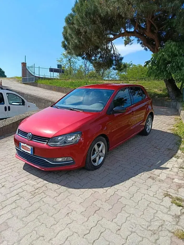 Usata VW Polo 90 CV (66 kW) 2015 Rosso Berlina