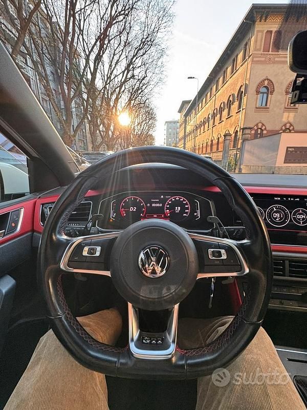 Usata VW Polo GTI 200 CV (147 kW) 2019 Bianco Utilitaria