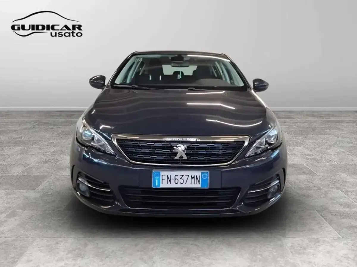 Usata Peugeot 308 Business-Line 102 CV (75 kW) 2018 Blu Berlina