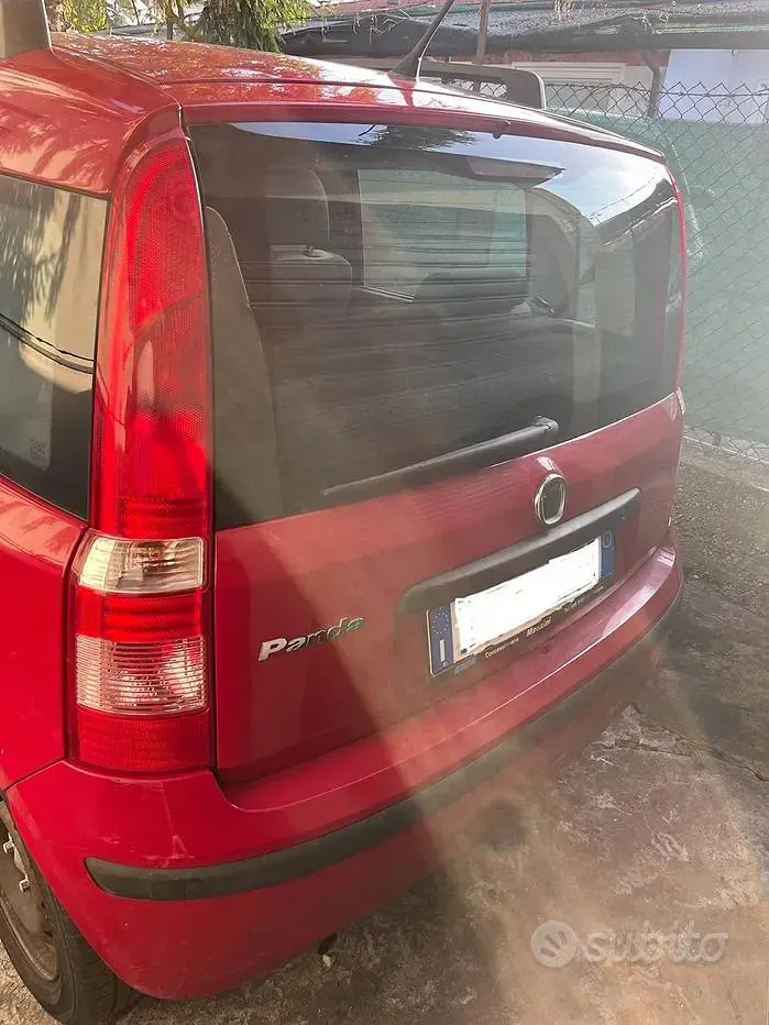 Usata Fiat Panda 60 CV (44 kW) 2008 Rosso Utilitaria