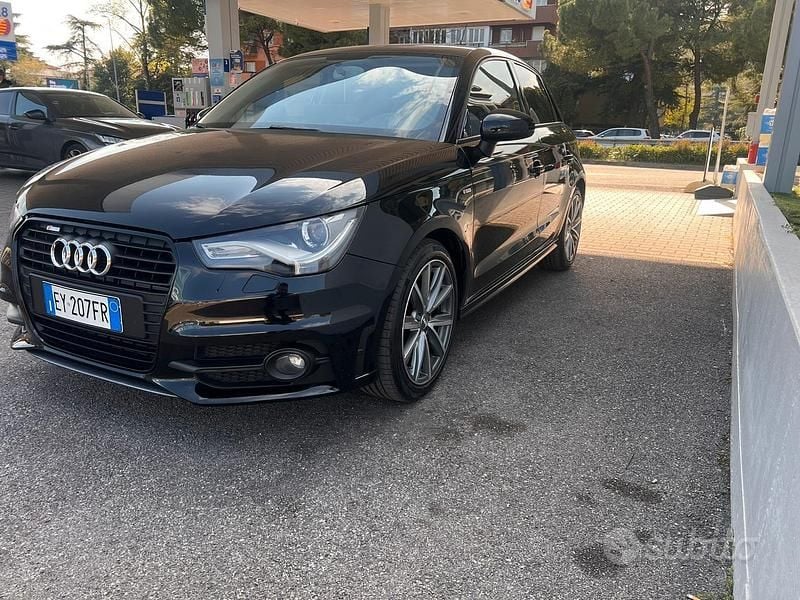 Usata Audi A1 S-Line 90 CV (66 kW) 2015 Nero Utilitaria