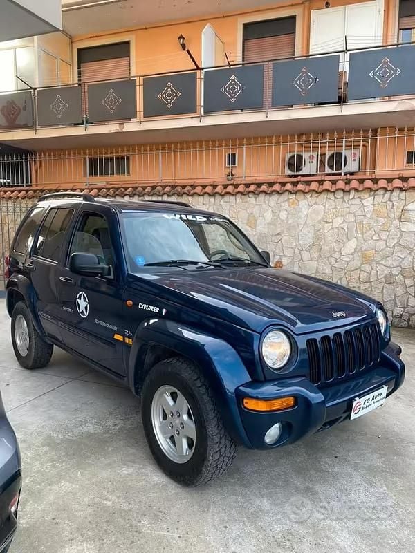 Usata Jeep Cherokee Sport 2004 Blu SUV
