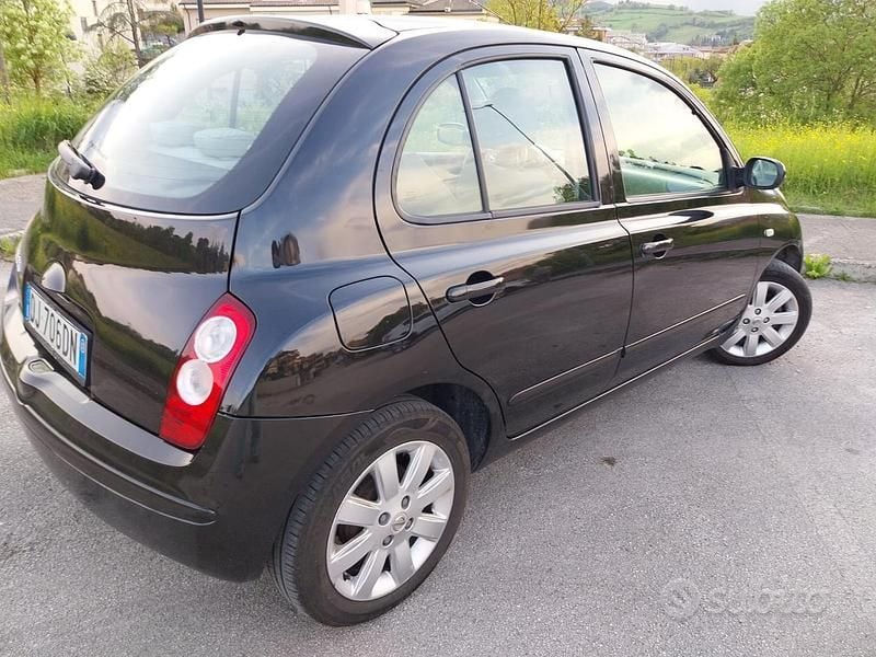 Usata Nissan Micra 80 CV (58 kW) 2007 Nero Berlina