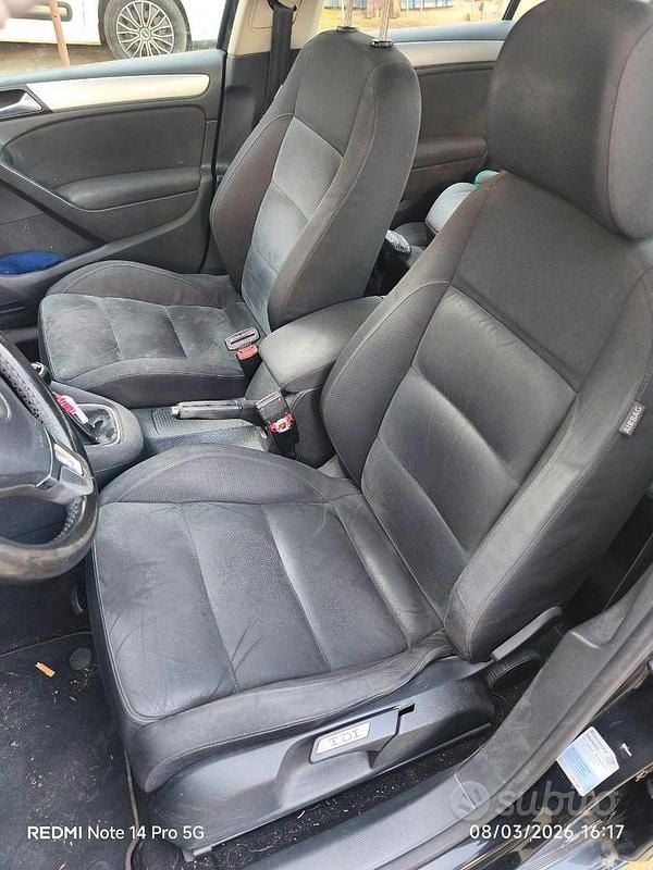 Usata VW Golf VI Highline 110 CV (80 kW) 2009 Nero Utilitaria