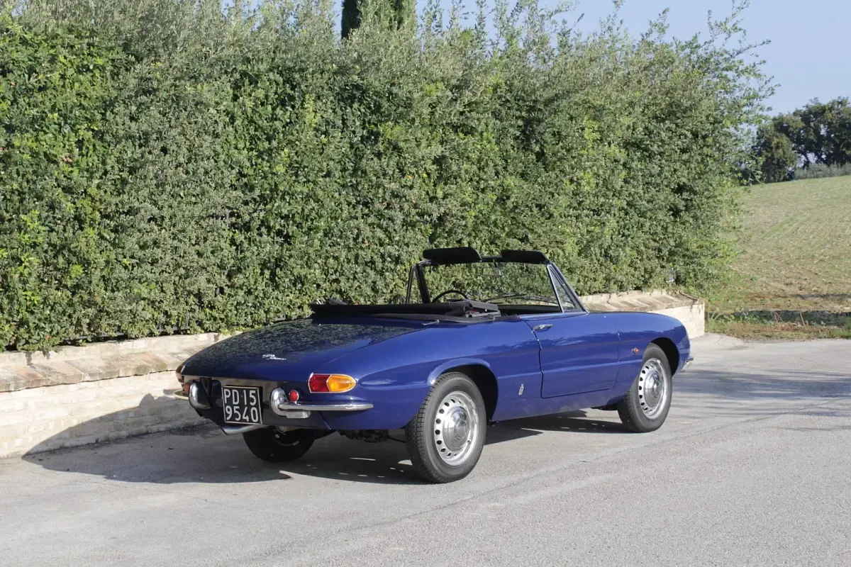 Usata Alfa Romeo Spider 109 CV (80 kW) 1966 Blu Cabrio