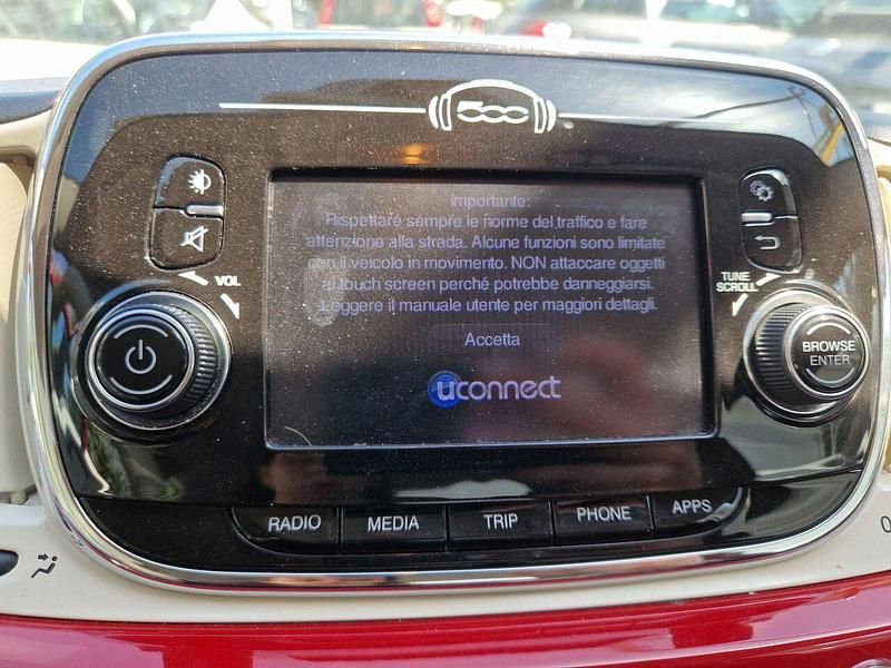 Usata Fiat 500 Pop 69 CV (50 kW) 2018 Rosso Berlina