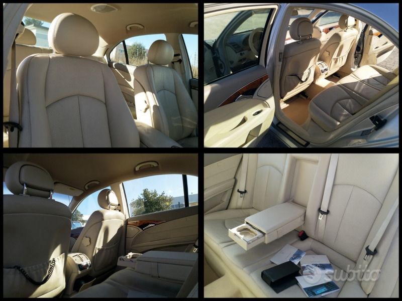Usata Mercedes E270 Elegance 177 CV (130 kW) 2002 Argento Berlina