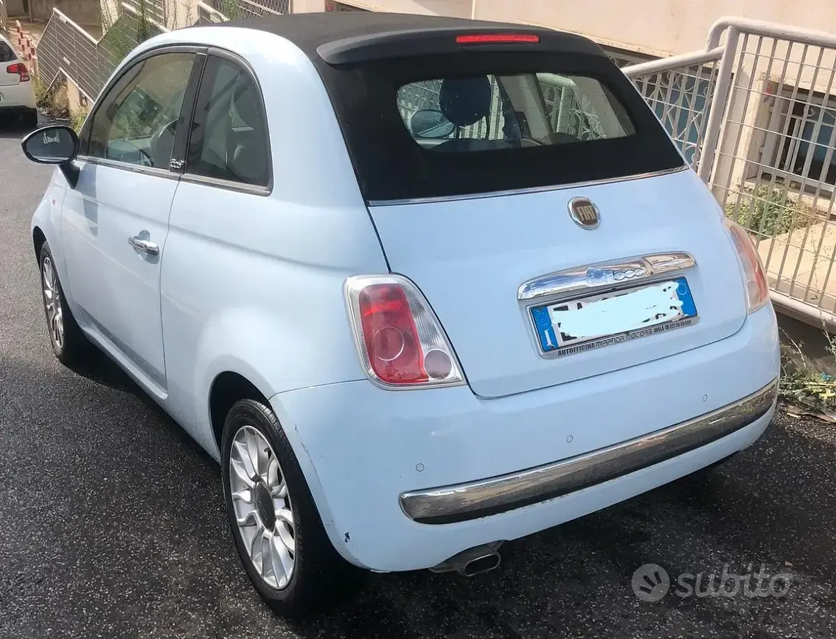 Käytetty Fiat 500 69 HP (50 kW) 2010 Avoauto