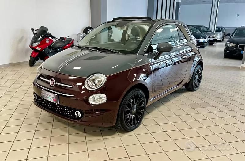 Usata Fiat 500C Collezione 69 CV (50 kW) 2018 Grigio Cabrio