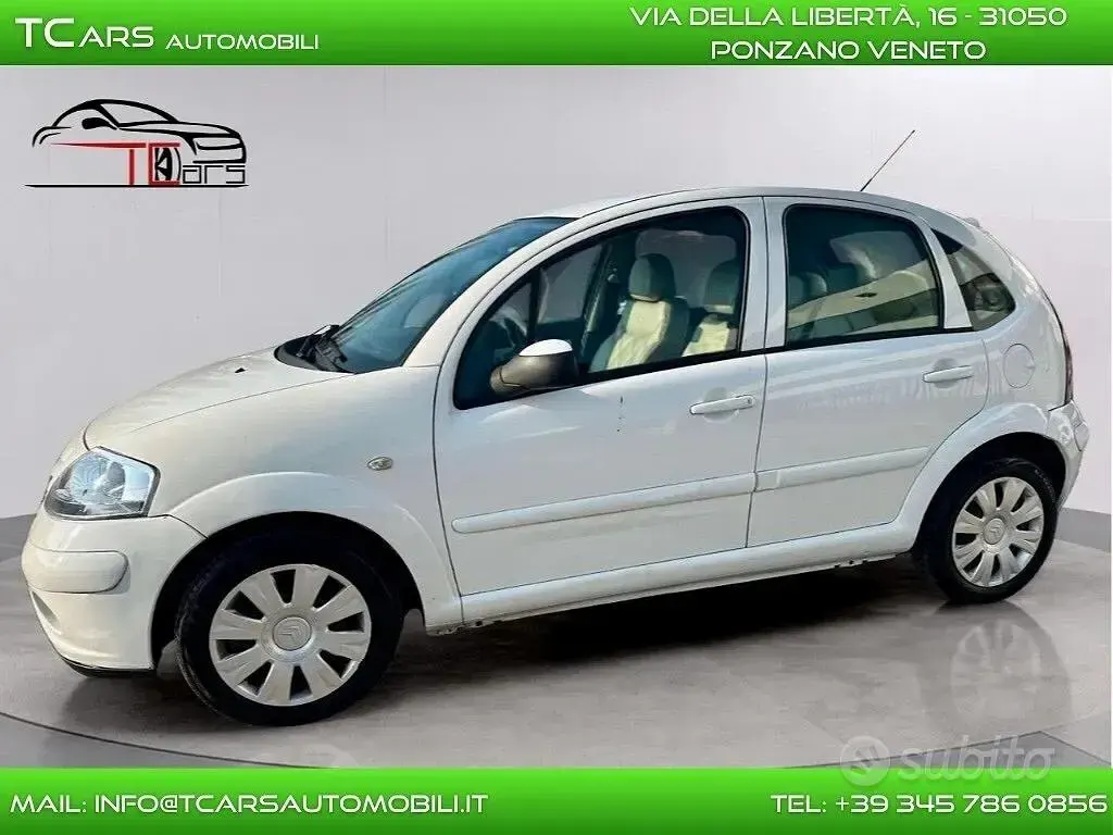 Usata Citroën C3 68 CV (50 kW) 2009 Bianco Berlina