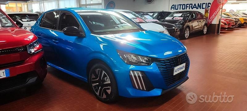 Nuova Peugeot 208 Allure 101 CV (74 kW) 2025 Blu Utilitaria