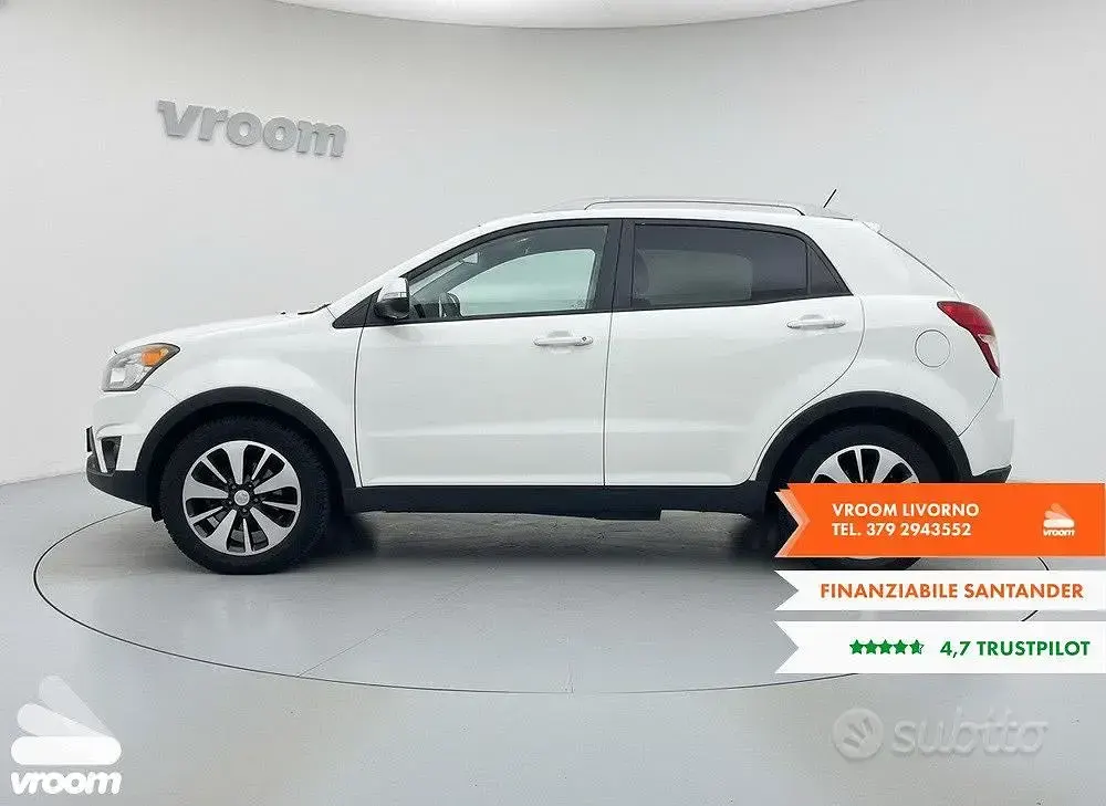 Usata SsangYong Korando Limited 148 CV (108 kW) 2015 Bianco SUV
