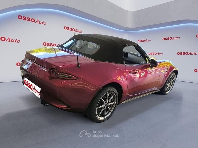 Nuova Mazda MX5 Exclusive-Line 132 CV (97 kW) 2025 Rosso Cabrio