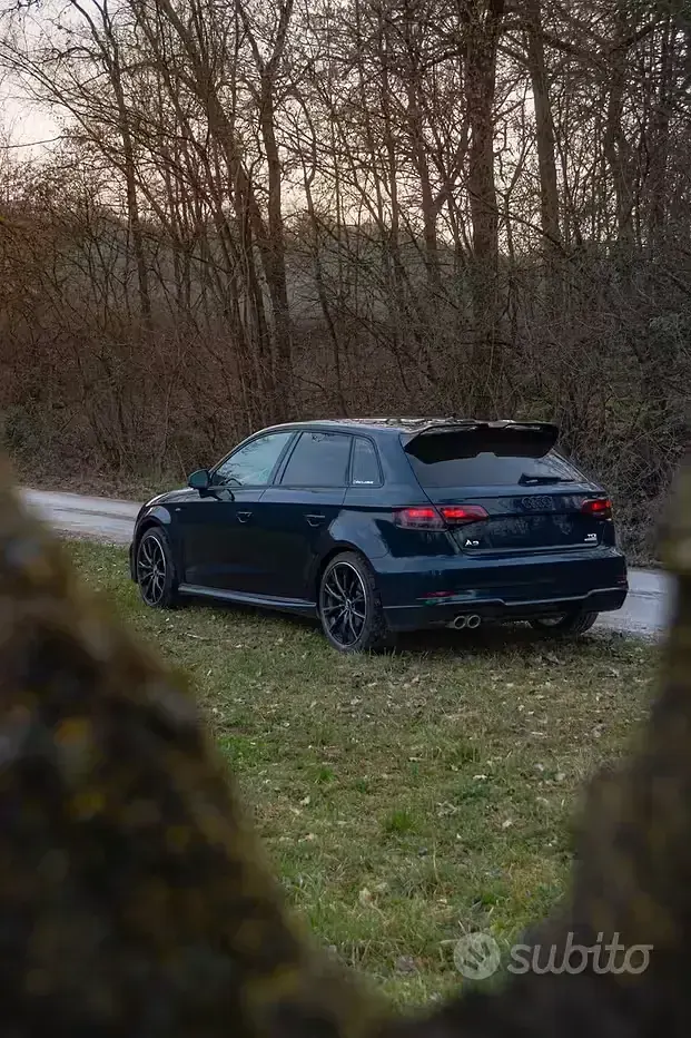 Usata Audi A3 S-Line 184 CV (135 kW) 2018 Bluazzurro Berlina