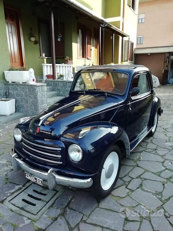 Usata Fiat Topolino 9 kW (13 CV) 1950 Blu Utilitaria