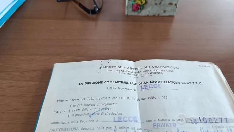 Usata Fiat 500 1960 Utilitaria