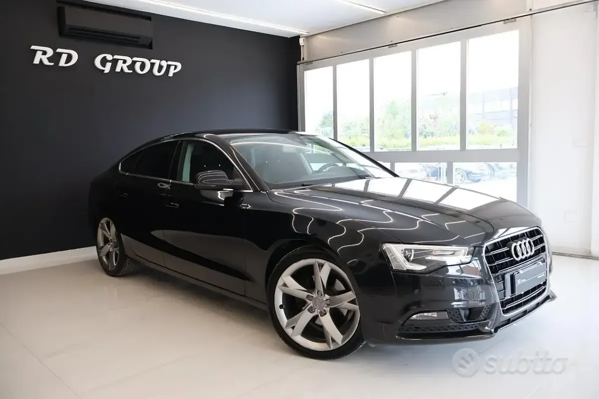 Usata Audi A5 Sportback Advanced Plus 177 CV (130 kW) 2013 Nero Utilitaria