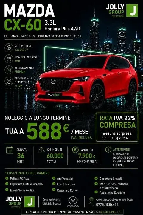 Usata Mazda CX-60 Homura-Line 200 CV (147 kW) 2026 SUV