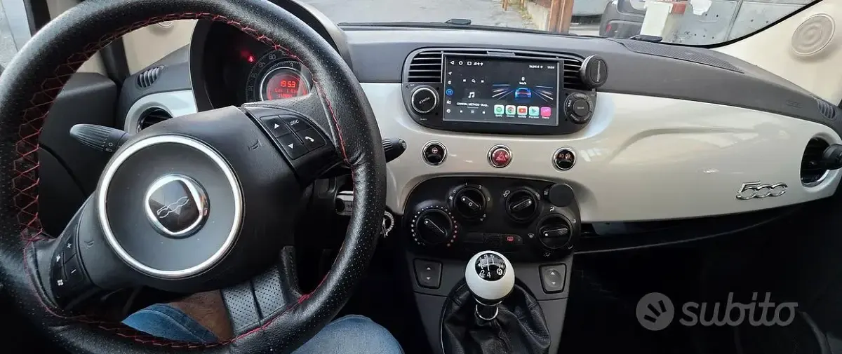 Usata Fiat 500 Sport 75 CV (55 kW) 2008 Bianco Utilitaria