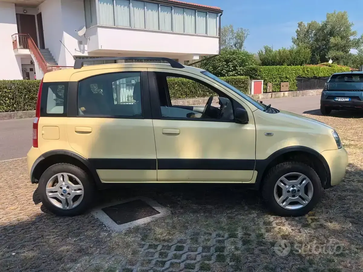 Usata Fiat Panda 4x4 Climbing 60 CV (44 kW) 2004 Giallo Utilitaria