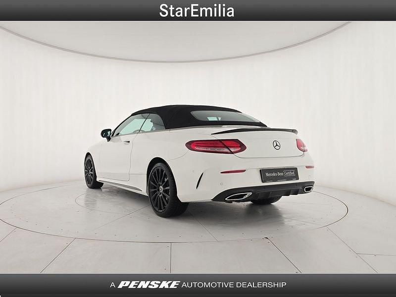 Usata Mercedes C220 Premium Plus 194 CV (142 kW) 2023 Bianco Cabrio