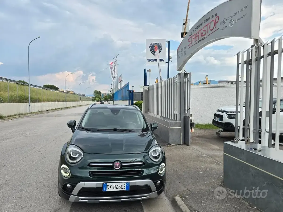 Usata Fiat 500X Cross 120 CV (88 kW) 2018 Verde SUV
