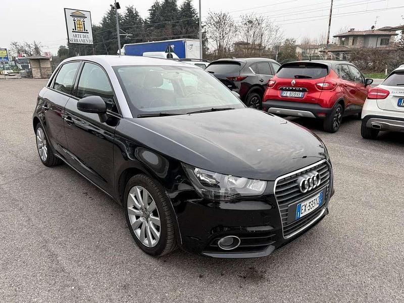 Usata Audi A1 Sportback Ambition 90 CV (66 kW) 2014 Nero Utilitaria
