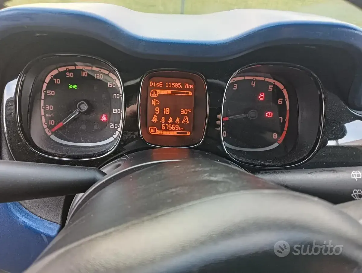 Usata Fiat Panda 2010 Grigio Utilitaria