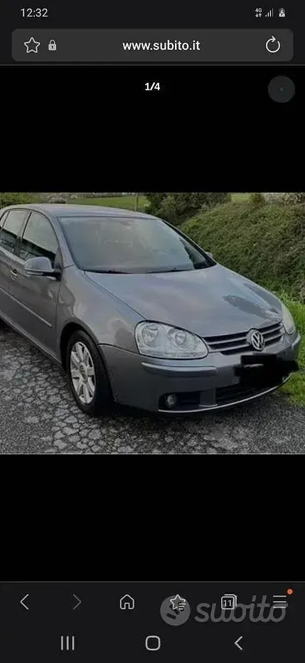 Usata VW Golf IV 150 CV (110 kW) 2004 Verde Coupé
