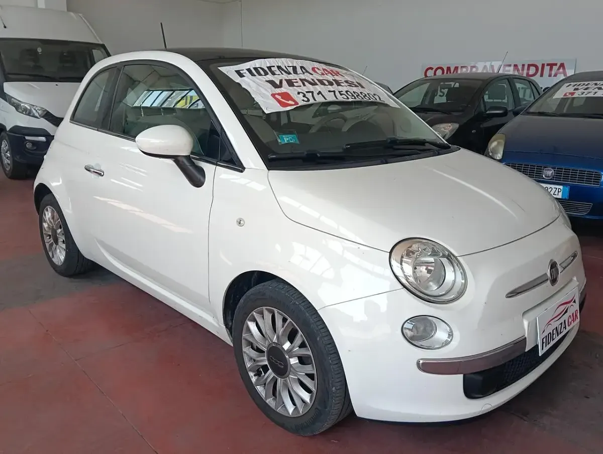 Usata Fiat 500 Lounge 95 CV (69 kW) 2016 Bianco Coupé