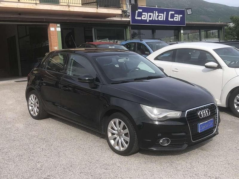 Usata Audi A1 Ambition 86 CV (63 kW) 2012 Nero Utilitaria