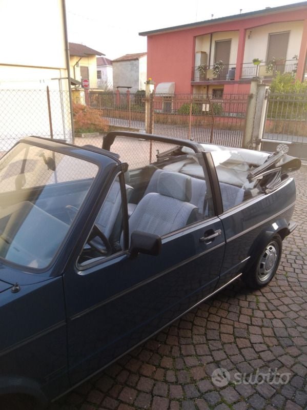 Usata VW Golf Cabriolet 50 CV (36 kW) 1983 Blu Cabrio