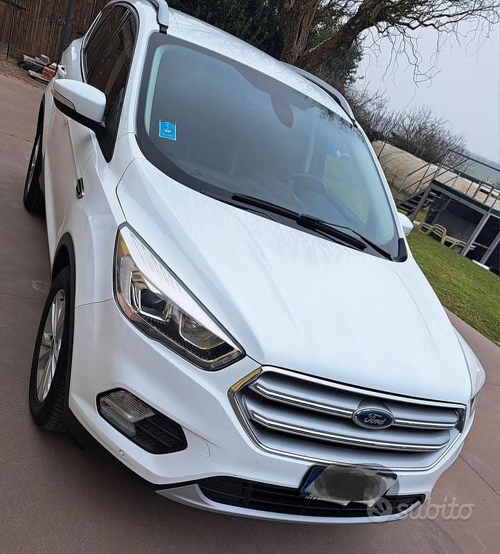 Usata Ford Kuga 150 CV (110 kW) 2019 Bianco SUV