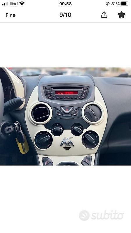 Usata Ford Ka 69 CV (50 kW) 2014 Nero Utilitaria